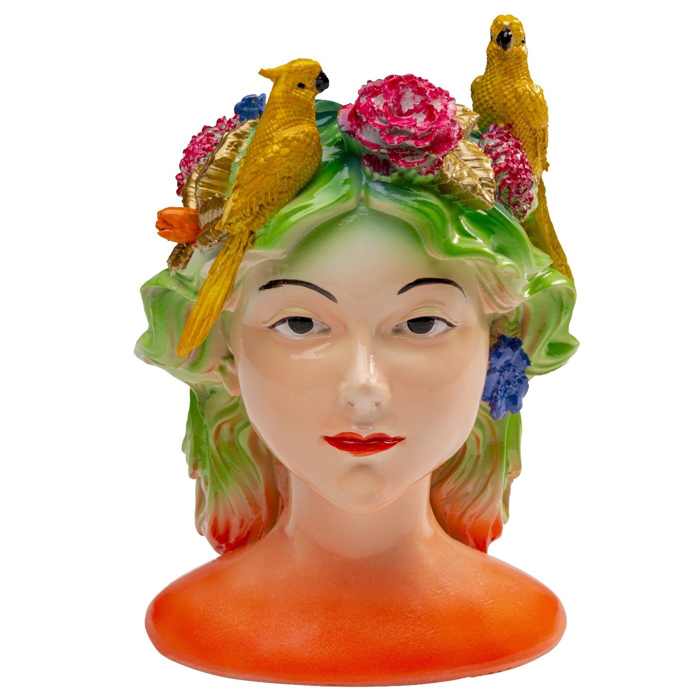 Chandelier femme perroquets Kare Design