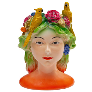 Chandelier femme perroquets Kare Design