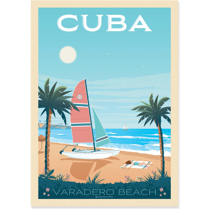 Affiche - Cuba - Olahoop Travel Posters