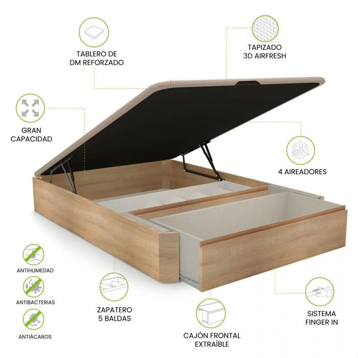 Canapé Luxury S-Max 3D Roble