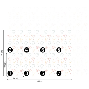 Carta da Parati Ufficiale Il Piccolo Principe Personaggi Line Art