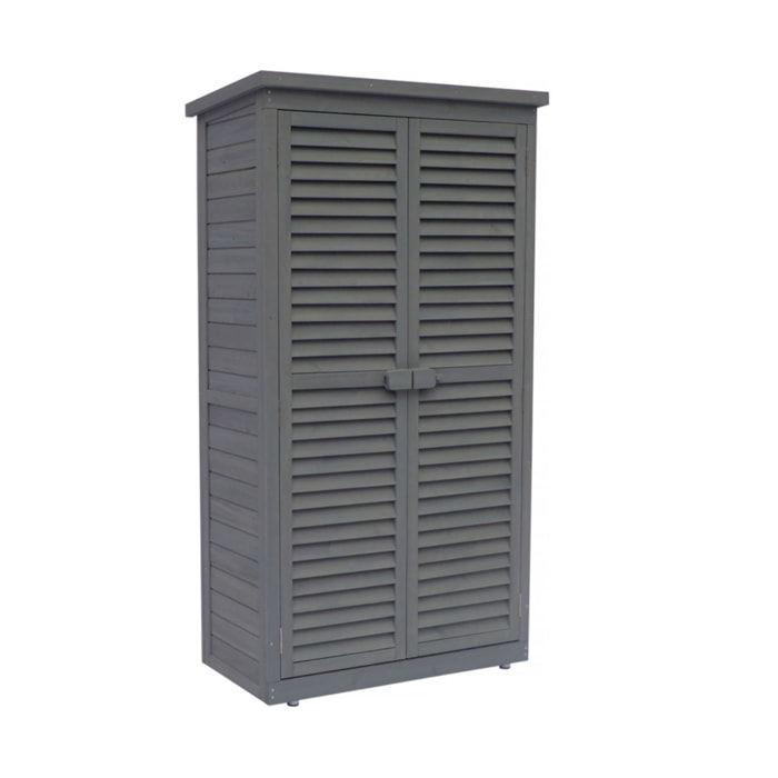 Armoire de jardin "Space" - 87 x 46.5 x 160 cm - Anthracite