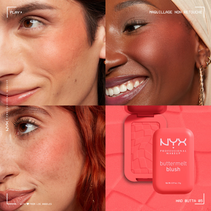 NYX Professional Makeup Buttermelt Blush Blush HAD BUTTA