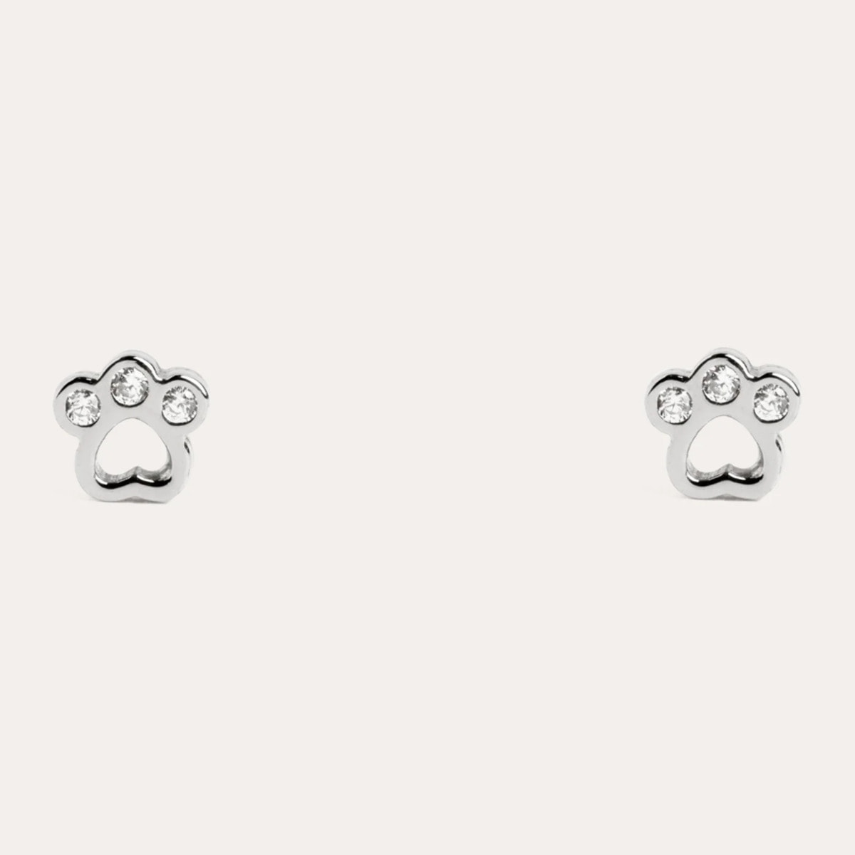 Pendientes Kids Paw Plata