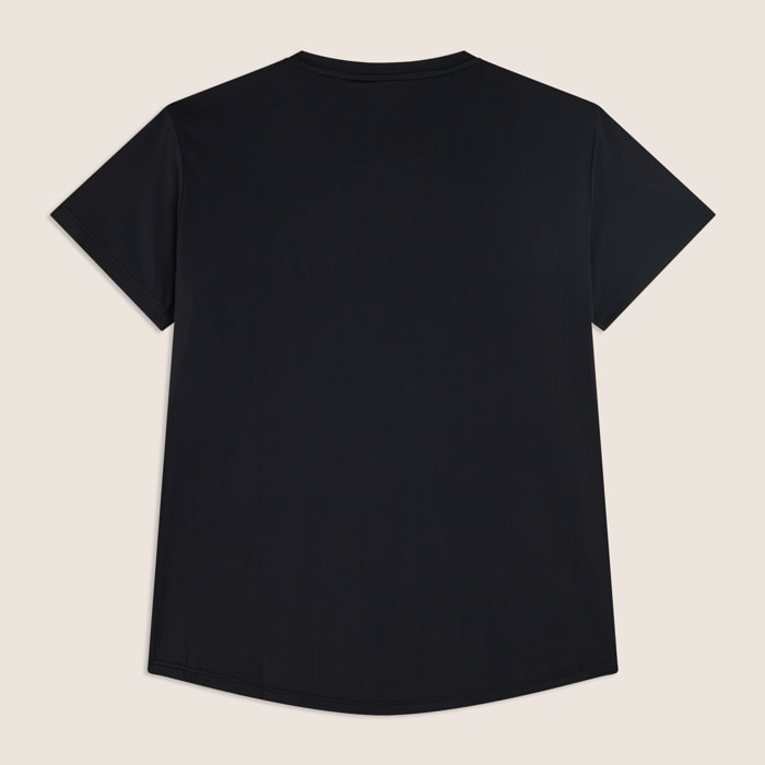T-shirt jersey quick dry comfort fit con maniche ad aletta