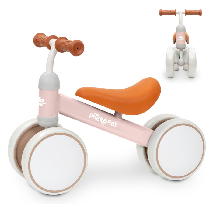 Bicicleta de Equilibrio sin Pedales en Rosa