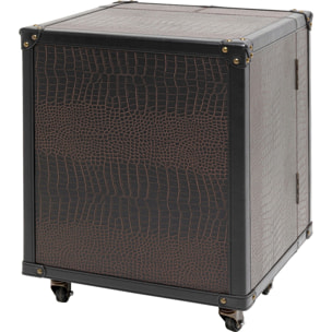 Bar-coffre Globetrotter croco 58cm Kare Design