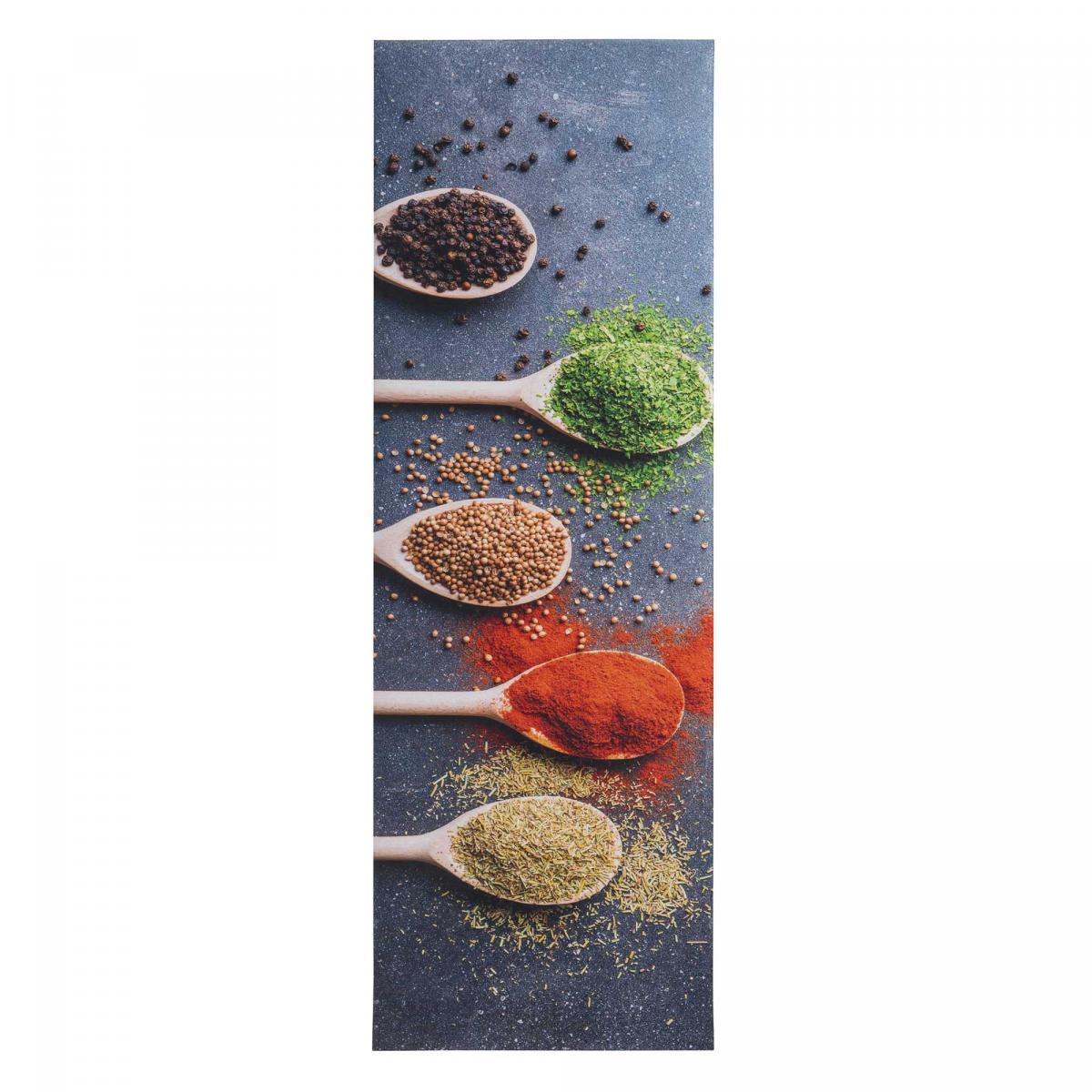 Tapis de cuisine en PVC motif fresque LEME