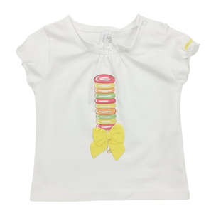 T-SHIRT JERSEY BIANCO TWISTER