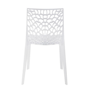 Chaise de repas ajourée et empilable - GRUYERE 2