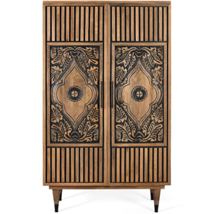 Aparador de Madera de Mango Estilo Rústico Moderno