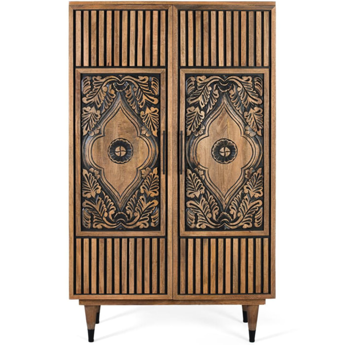 Aparador de Madera de Mango Estilo Rústico Moderno