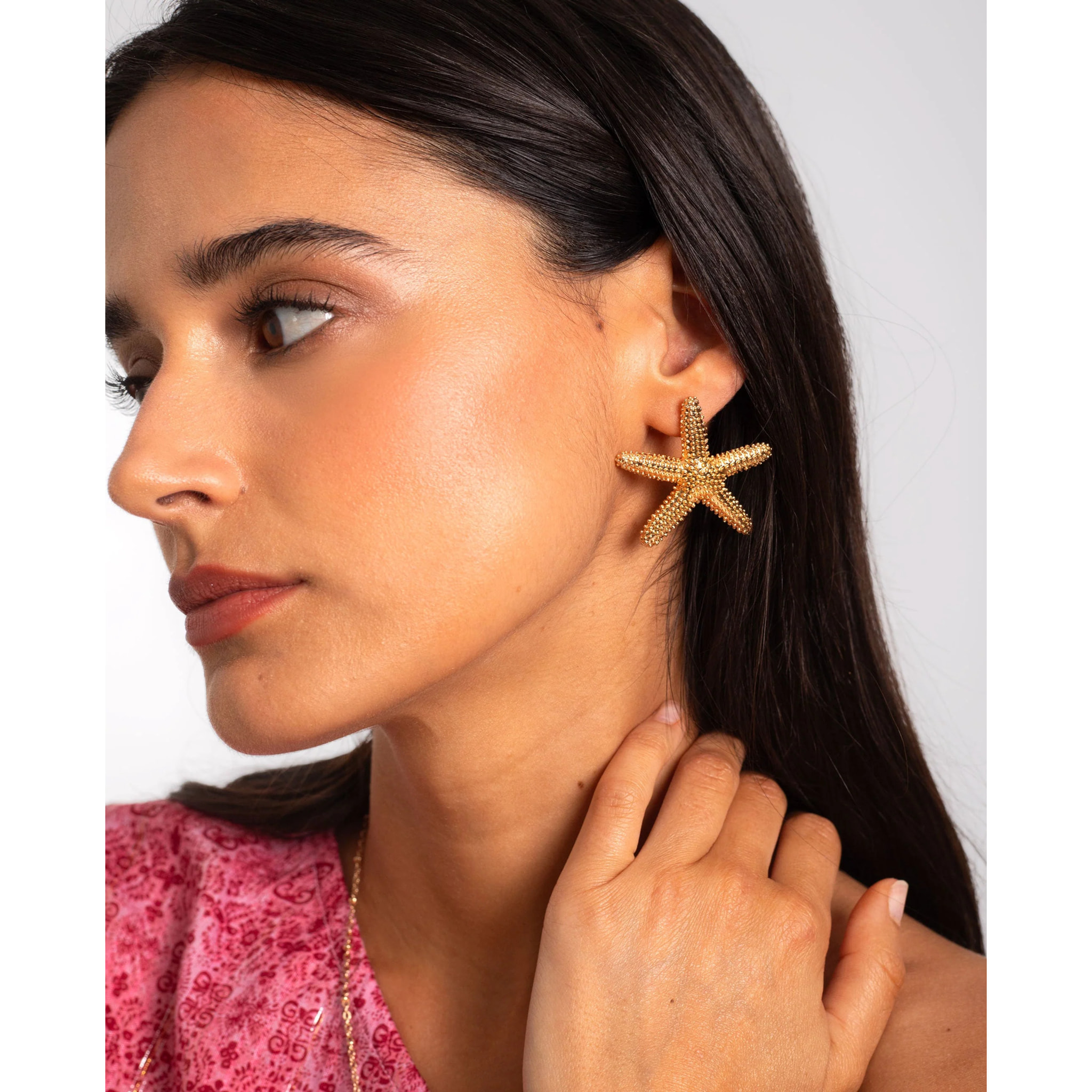 Pendientes estrella de mujer