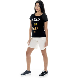 T-shirt da donna Leone Chic Gold