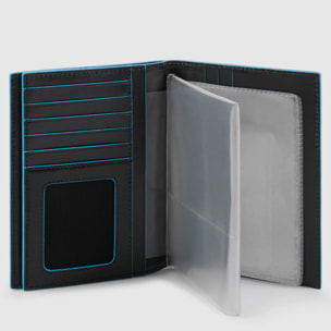 Piquadro Porte-passeport avec porte-documents amovible