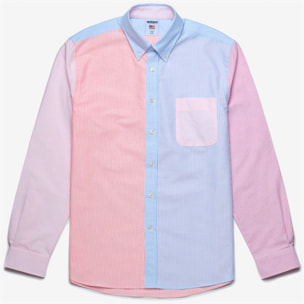 Camicie Sebago Uomo Blu DOUBLING COLOR BLOCK