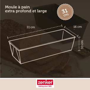 Set de 5 ustensiles de pâtisserie moule à gâteaux 2 bols spatule pâtisserie et verre doseur Collection Zenker pure