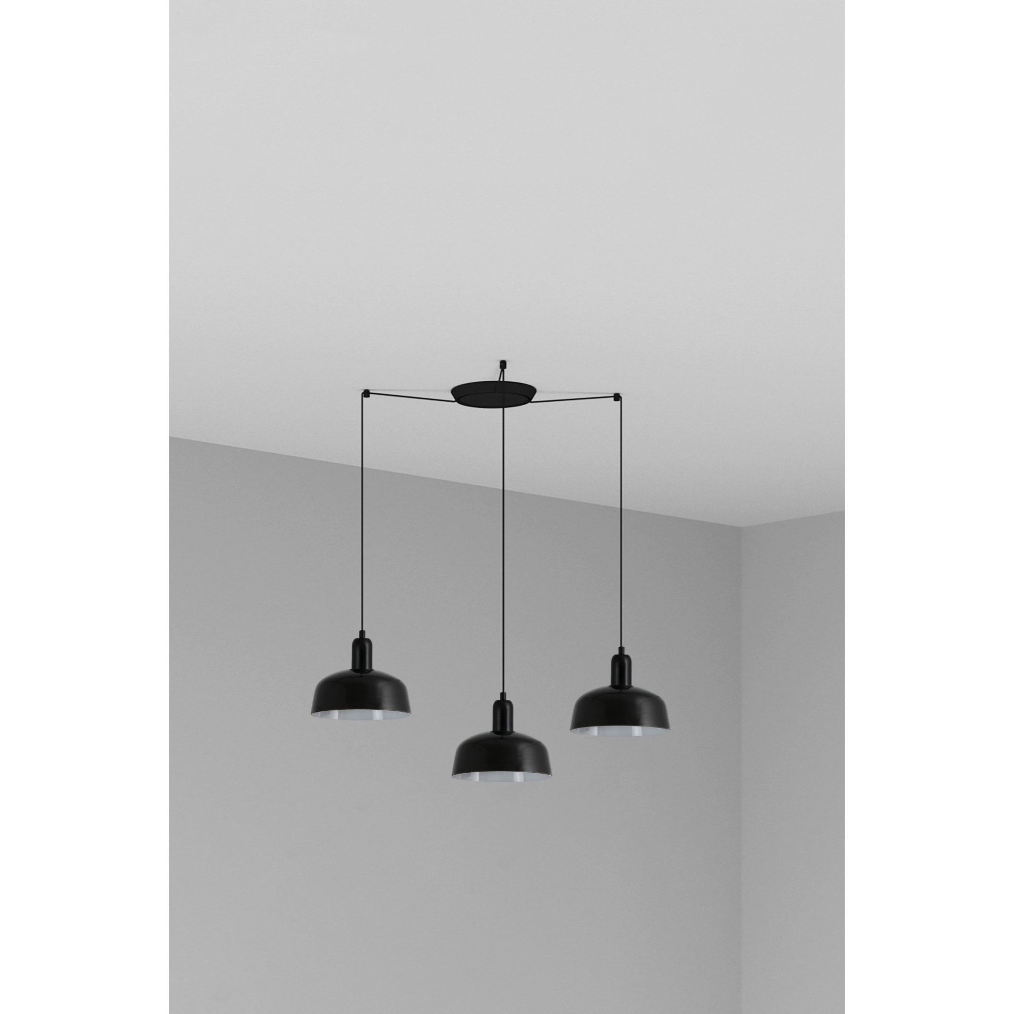 TATAWIN S 3L Lampe suspension noire