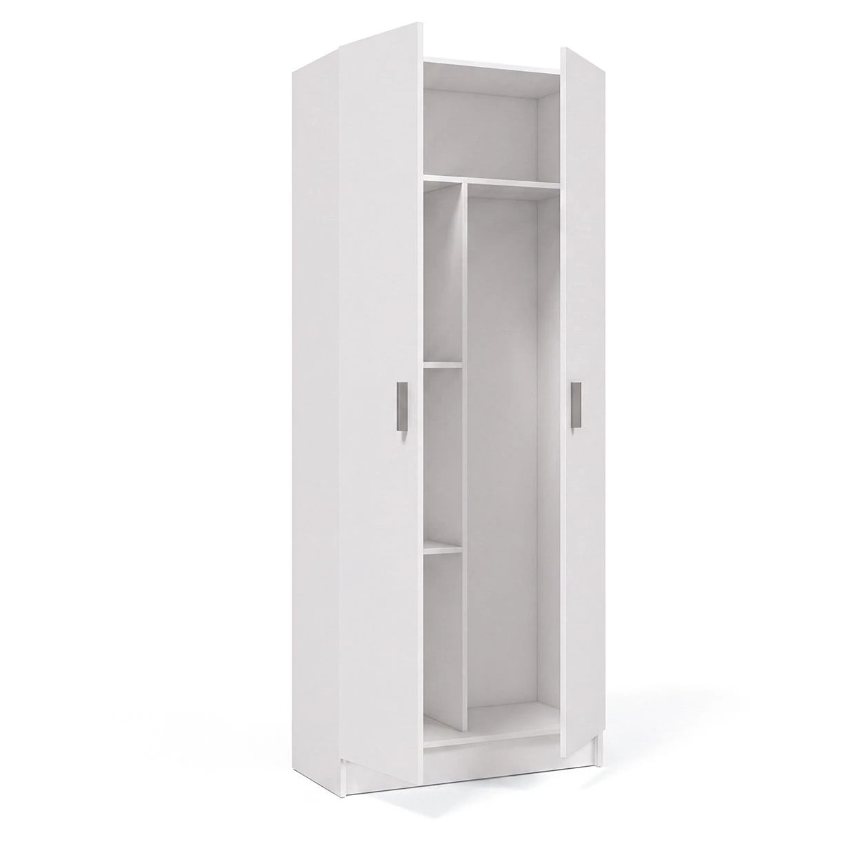 Armario de 2 puertas en blanco artik 73x180 cm Multi Useful 73 Blanco