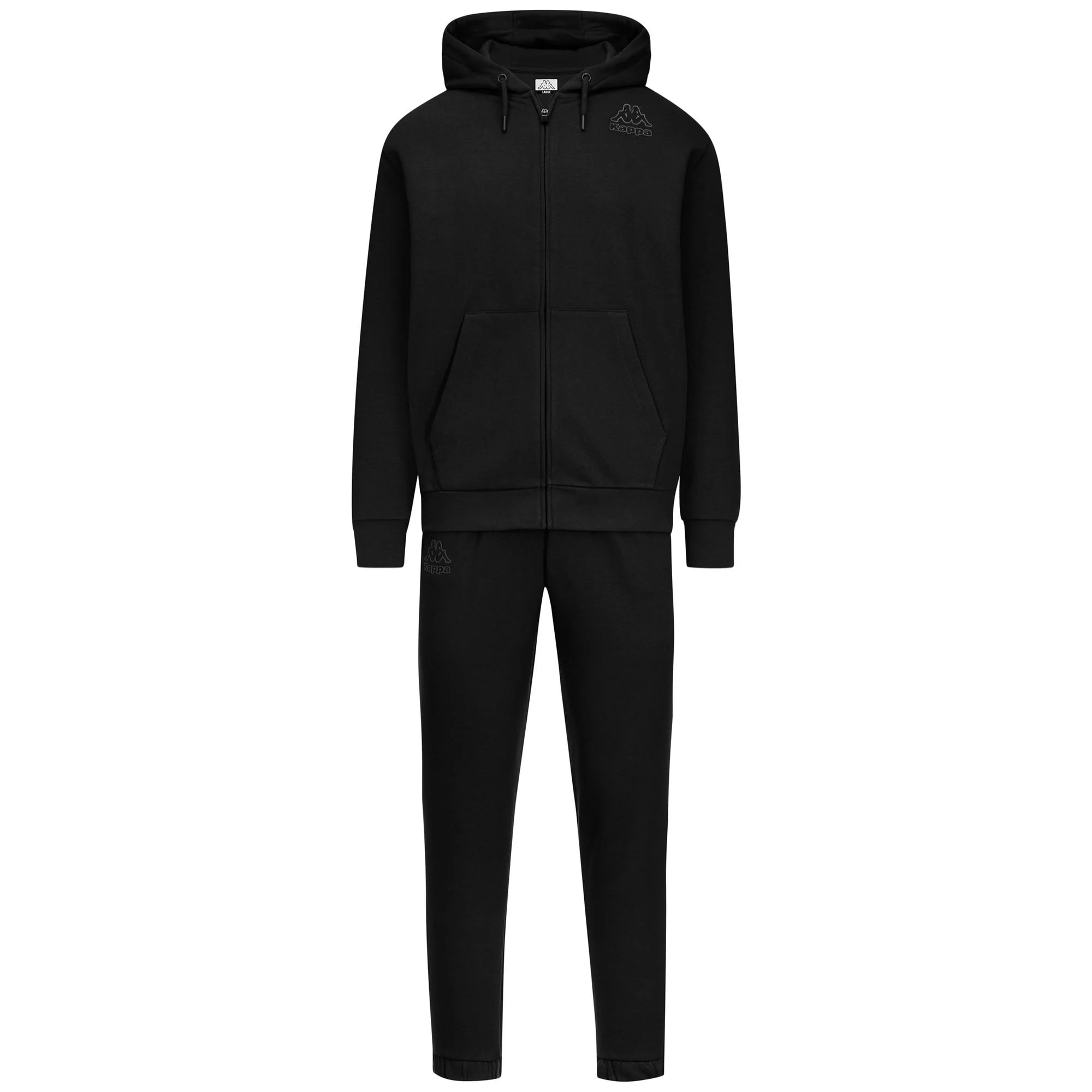 Kappa - Chandal Hombre Negro - Logo Faedi