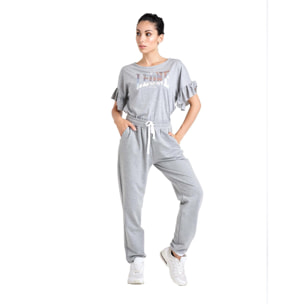 Pantalones deportivos brillantes para mujer.