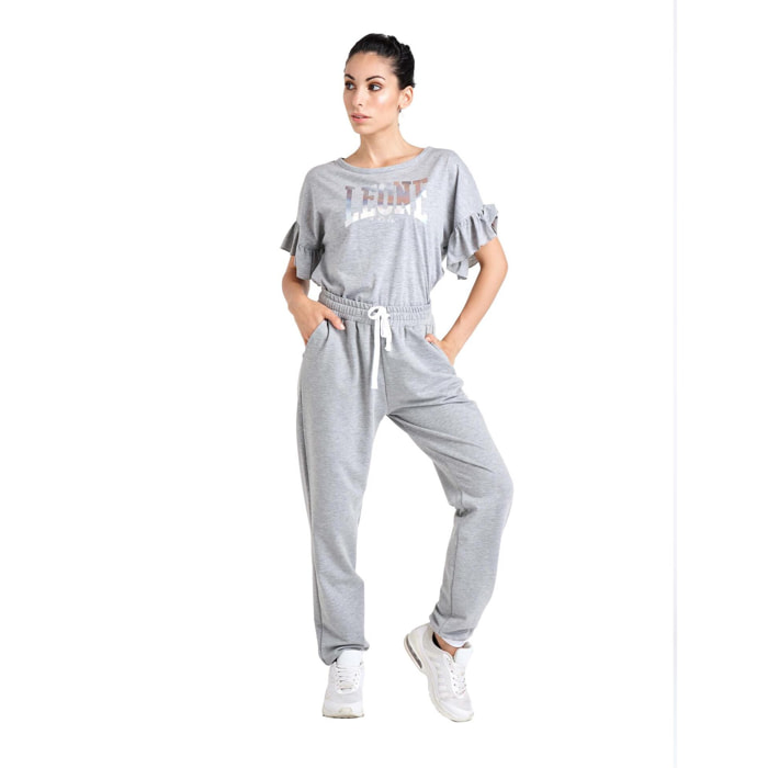 Pantalones deportivos brillantes para mujer.