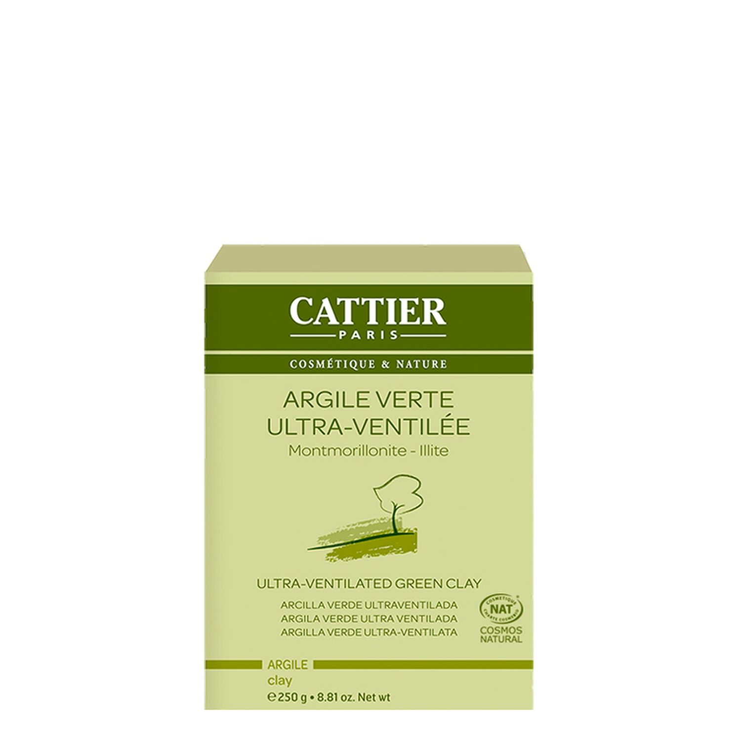 Argile Verte Ultra Ventilée - Multiples Usages 250 g