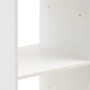 Étagère colonne 4 cases "Mix N' Modul" blanc