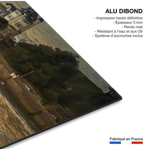 Tableau paysage ocean biarritz et la villa belza  Tableau alu Dibond