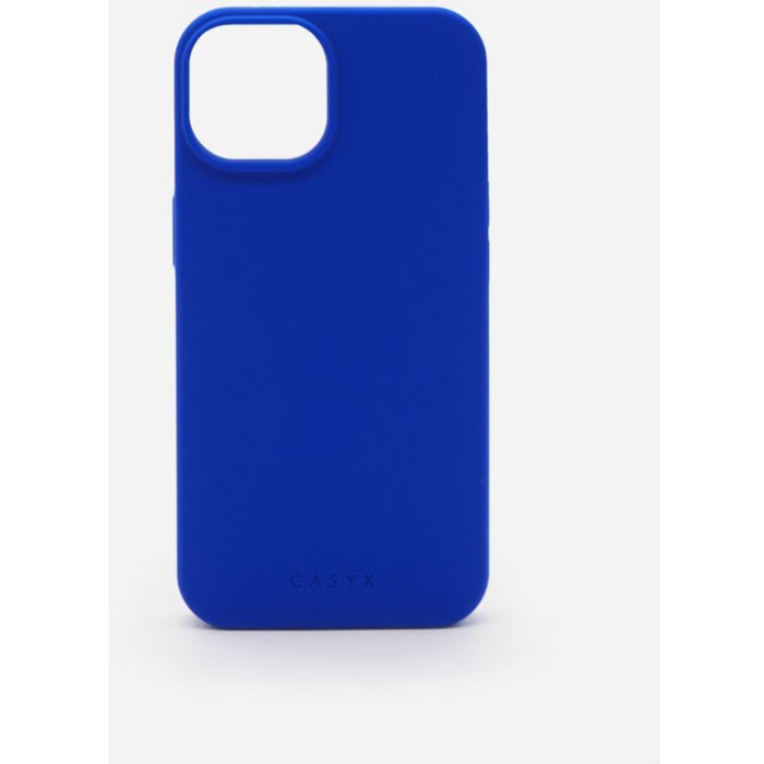 Coque CASYX iPhone 15 Pro Max Magsafe Bleu Majorelle