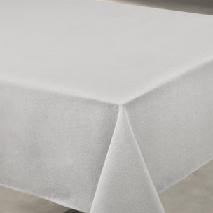 Nappe déperlante anti-taches  - Effet lin - Gris Perle