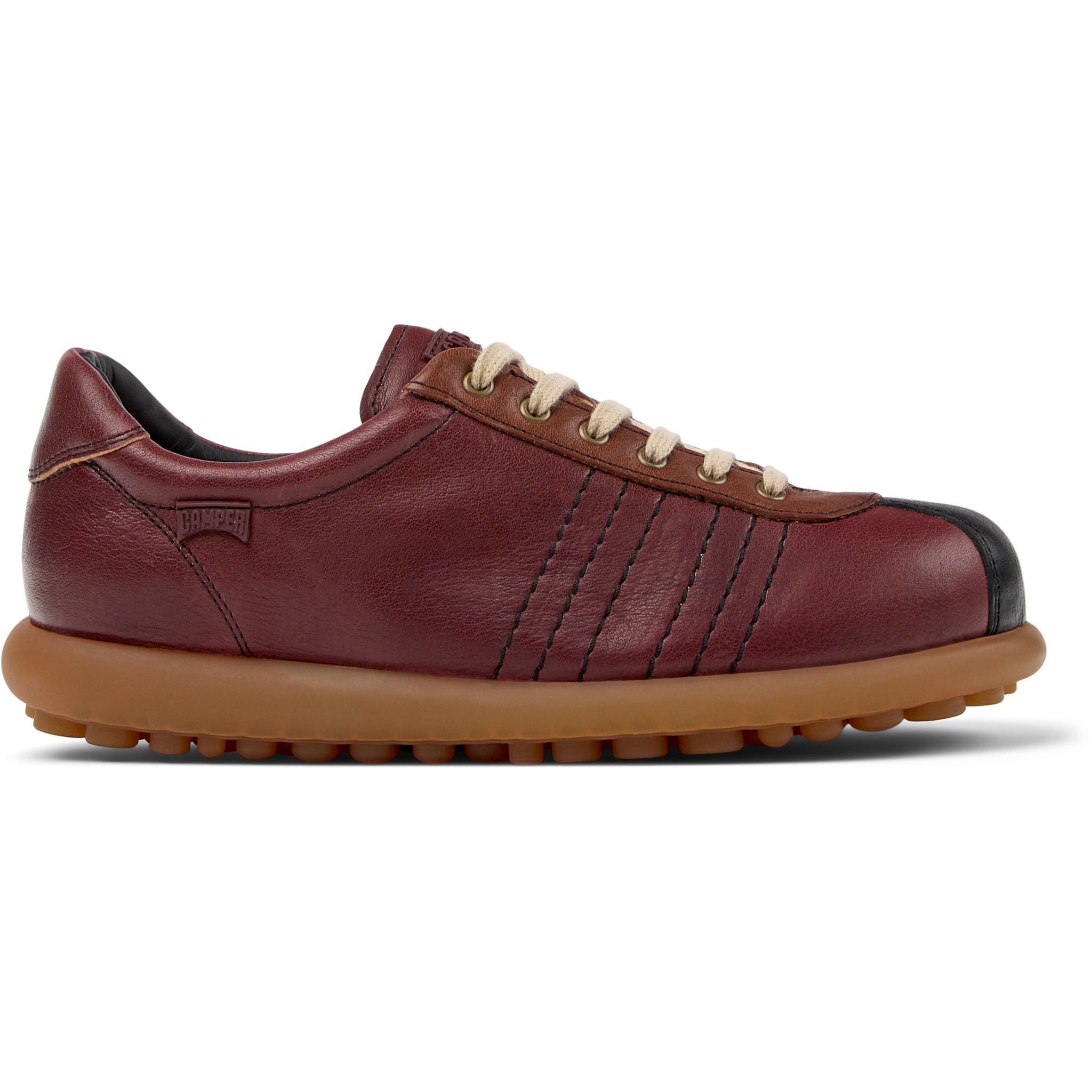 Zapatillas - CAMPER Pelotas Ariel - Burdeos - Cuero liso