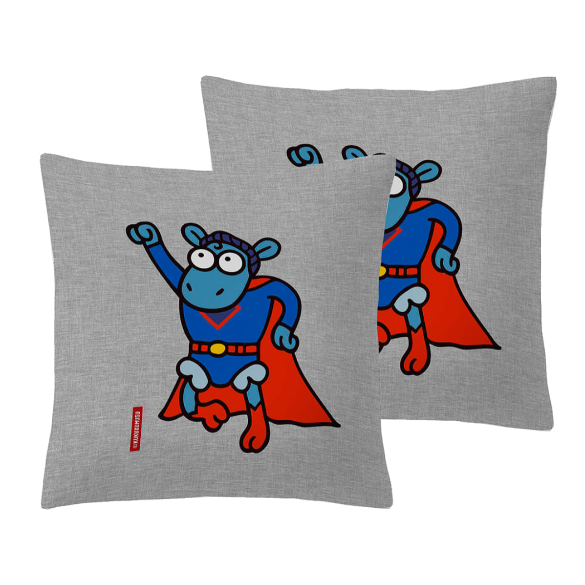 Fundas de almohada 65x65 (2) cm Kukuxumusu Superman