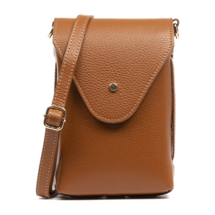 Anagni borsa a tracolla donna. Pelle autentica Dollaro.