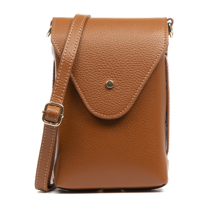 Anagni borsa a tracolla donna. Pelle autentica Dollaro.