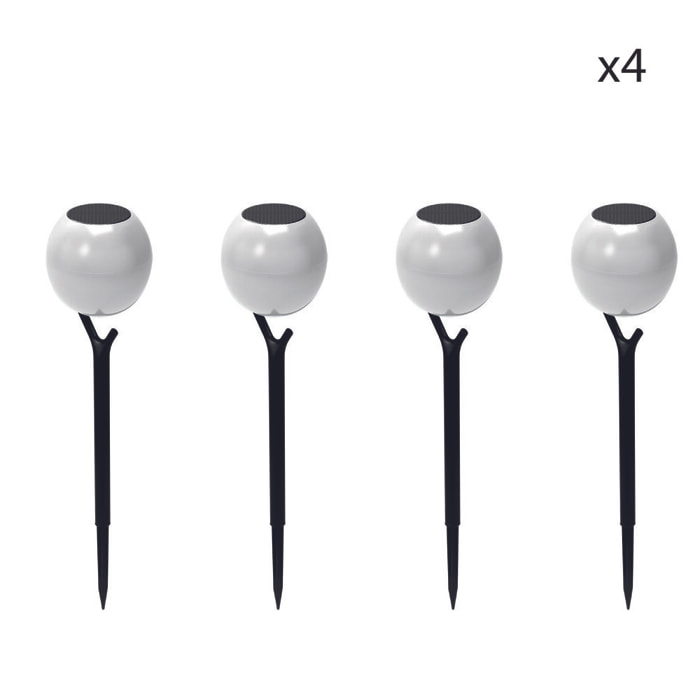 EZIlight® Solar peaky ball - Pack de 4 lampes