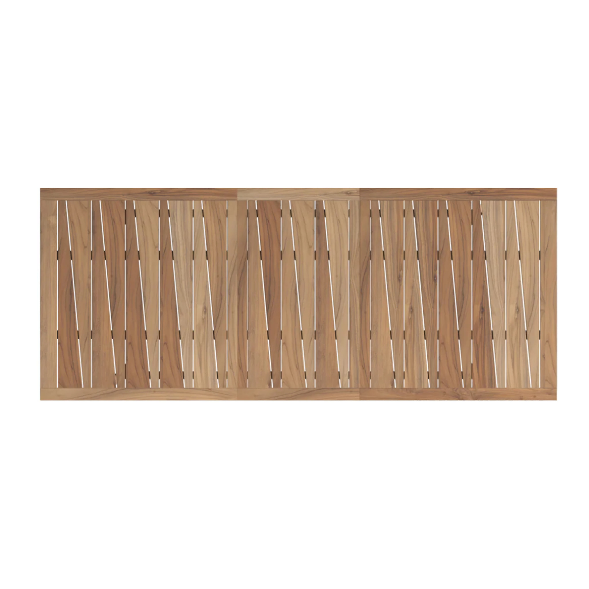 Table de jardin extensible en teck massif 6 à 10 personnes - Tunga