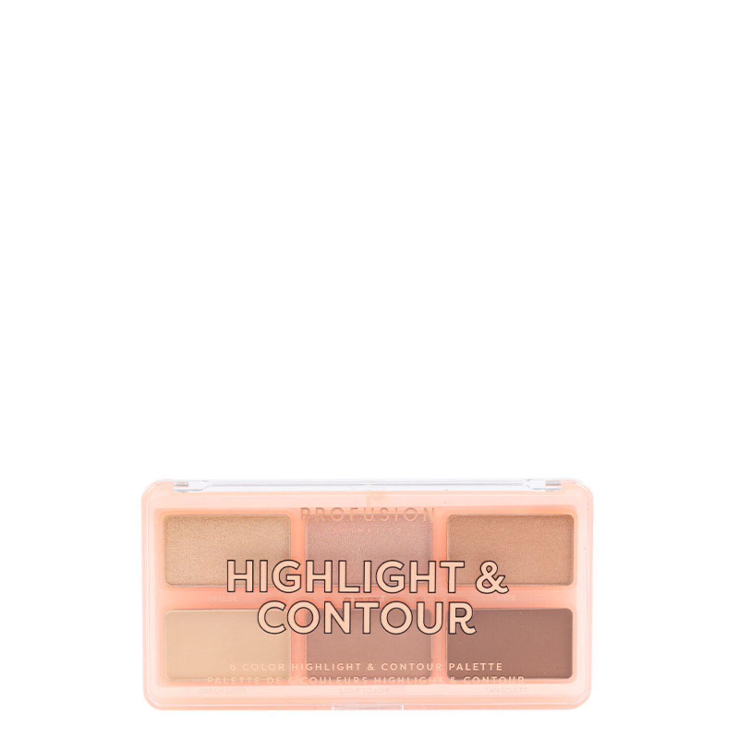 Palette Highlight & Contour I - Teint 6 Couleurs 108 g