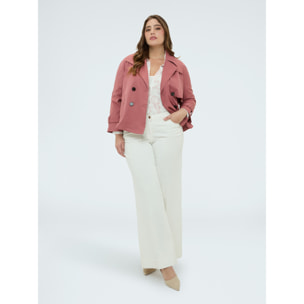 Fiorella Rubino - Trench corto doppiopetto - Rosa