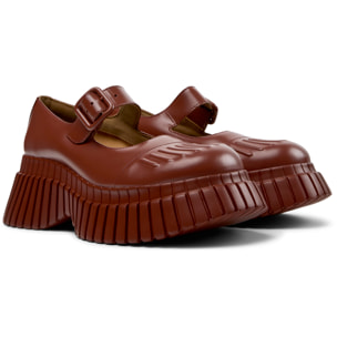 Ballerini - CAMPER BCN - Rosso - Pelle liscia