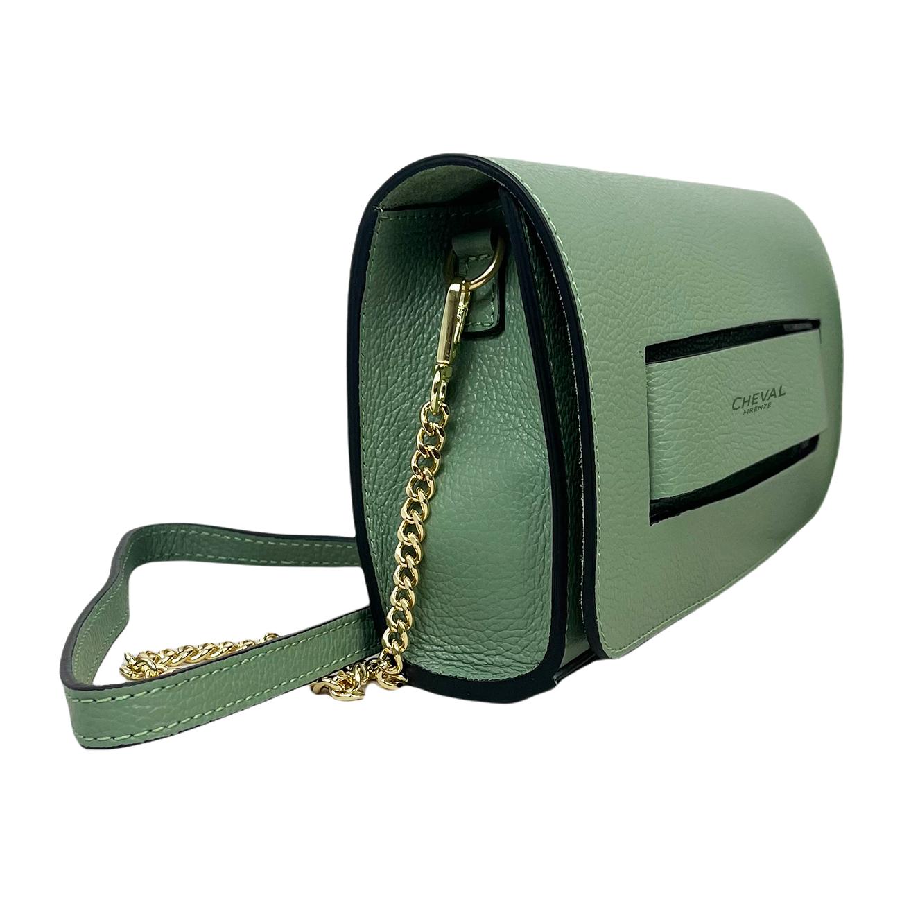 Pochette Cheval Firenze Hamal Verde Salvia