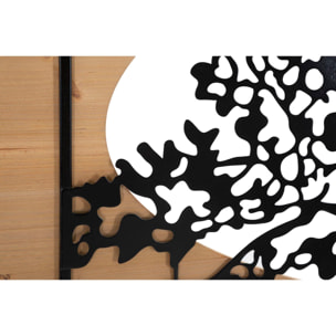 PANNELLO DA MURO TREE FERRO E WOOD SET 3PZ CM 176X2X90 (63X2X90-50X2X90)