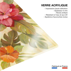 Tableau Fleurs corail Tableau plexiglas