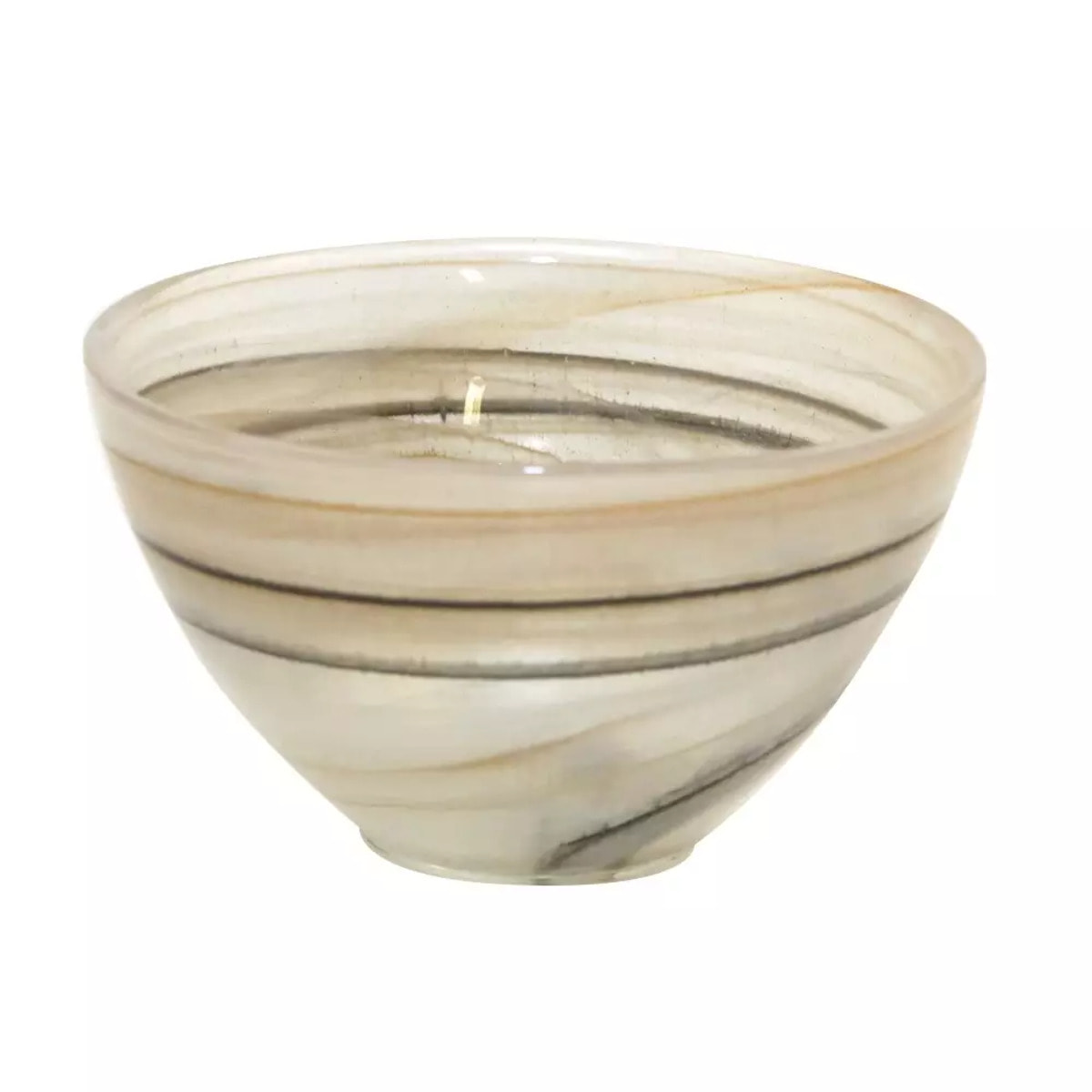 Lot de 6 BOL EN VERRE SAHARA 15X15X8.5CM