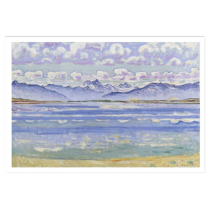 Poster Le Weisshorn vu du Montana - Ferdinad Hodler Affiche seule