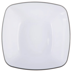 Saladier D25cm "Square" gris anthracite