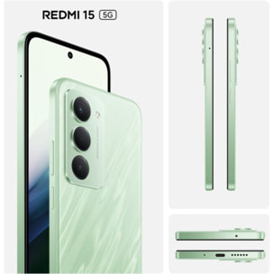 Smartphone XIAOMI Redmi 15 Vert 256Go 5G