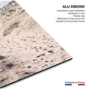 Tableau mer chemin de sable  Tableau alu Dibond