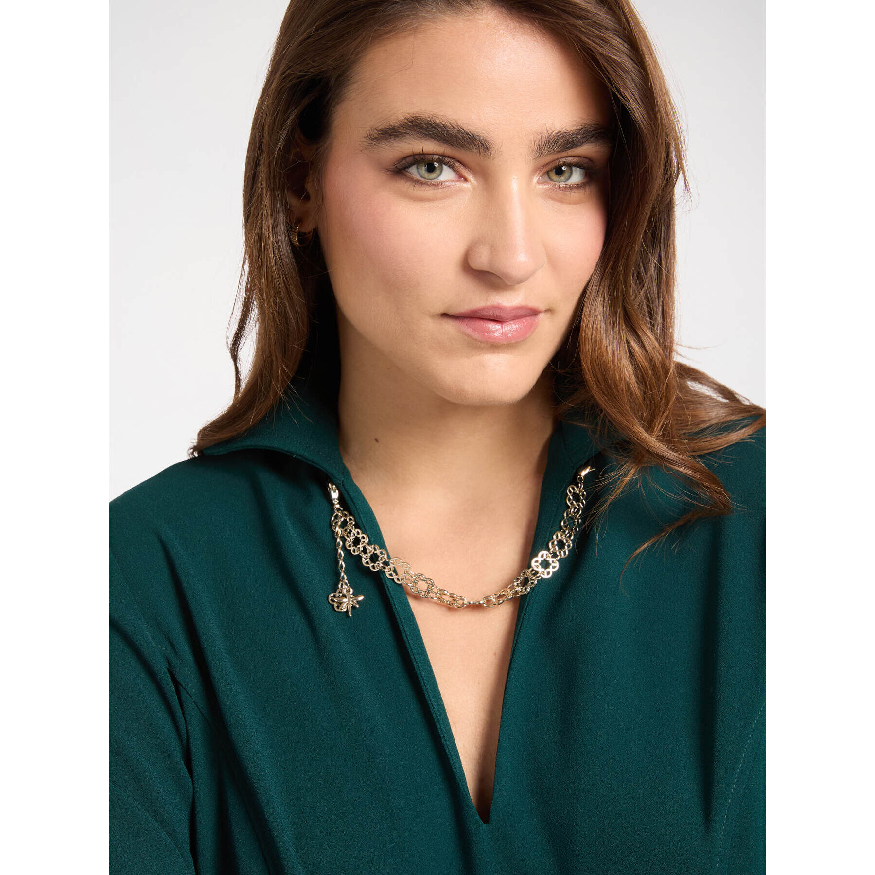 Elena Mirò - Vivo con collar Monogram - Verde