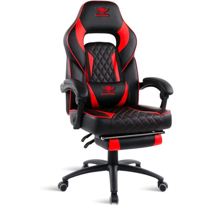 Chaise gaming SPIRIT OF GAMER MUSTANG SERIES - RED